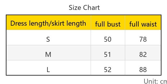 VESTIDO ALICIA mini size guide