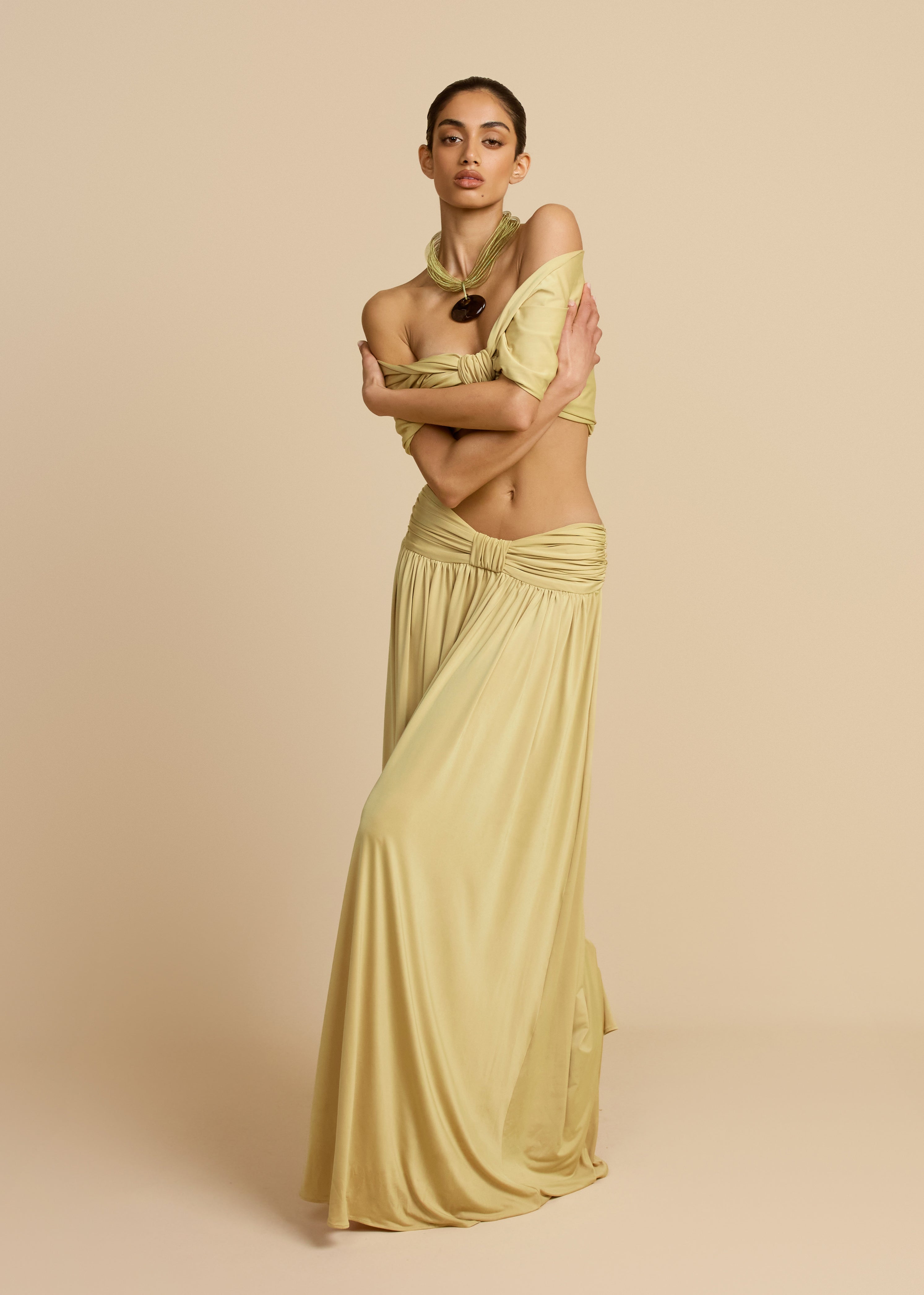ALESSIA SKIRT SAND
