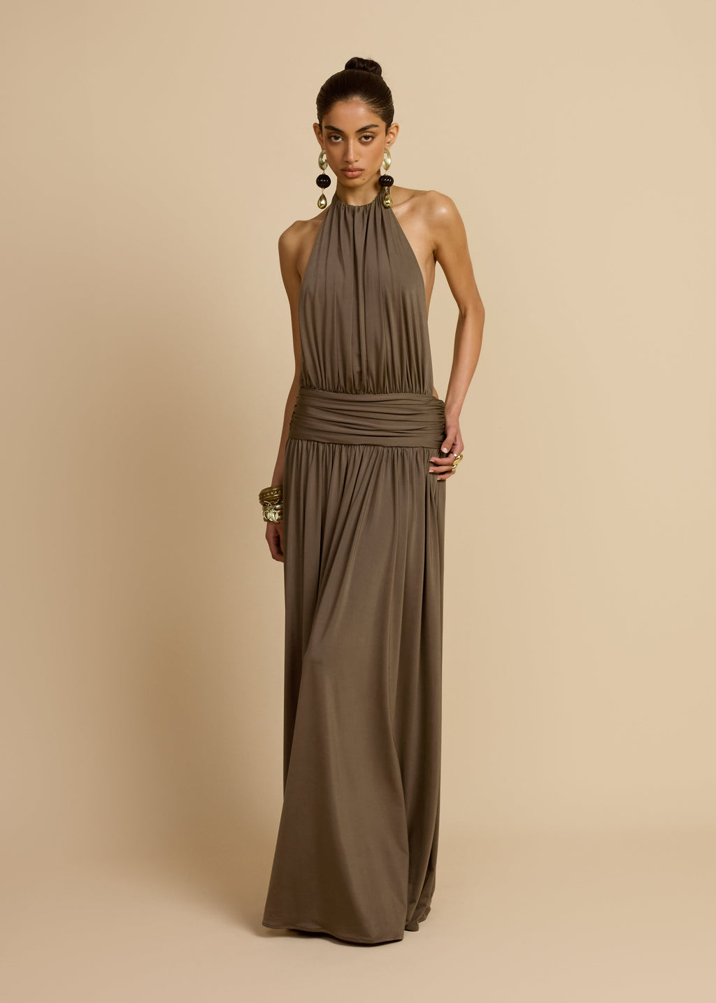 SANTINA DRESS KHAKI