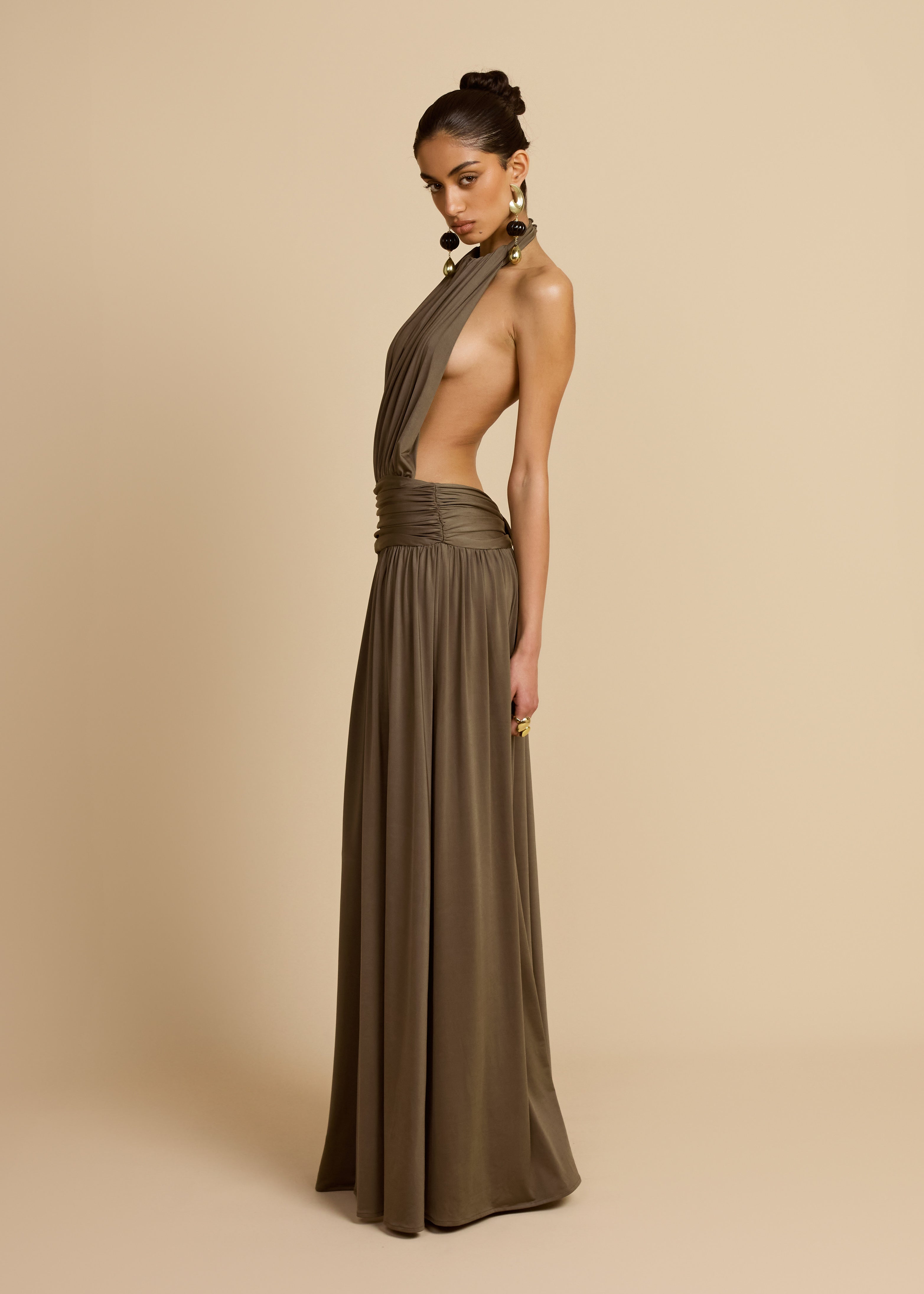 SANTINA DRESS KHAKI