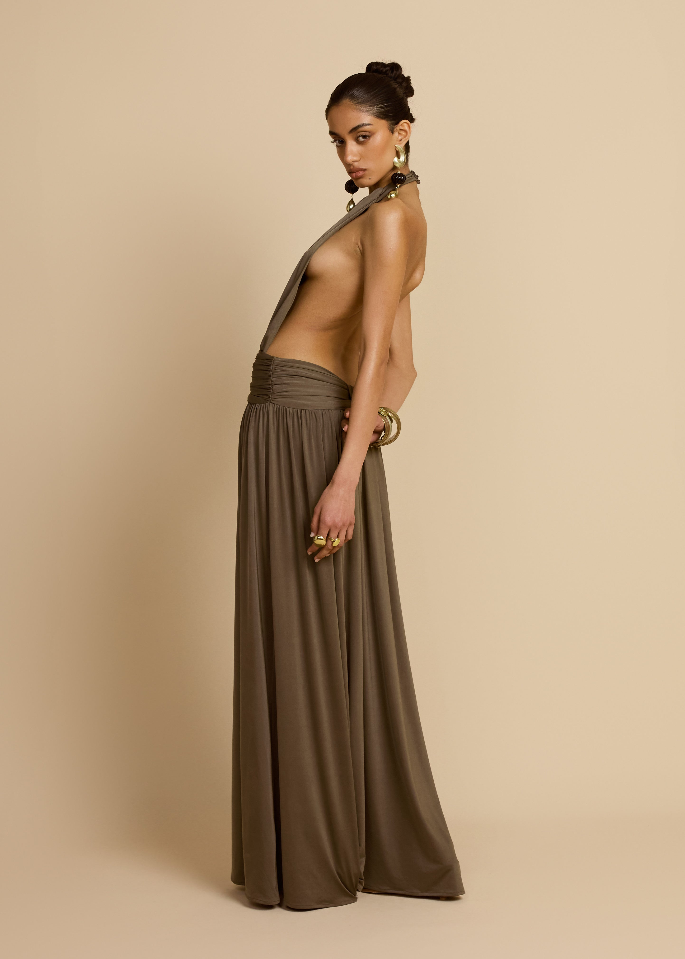 SANTINA DRESS KHAKI