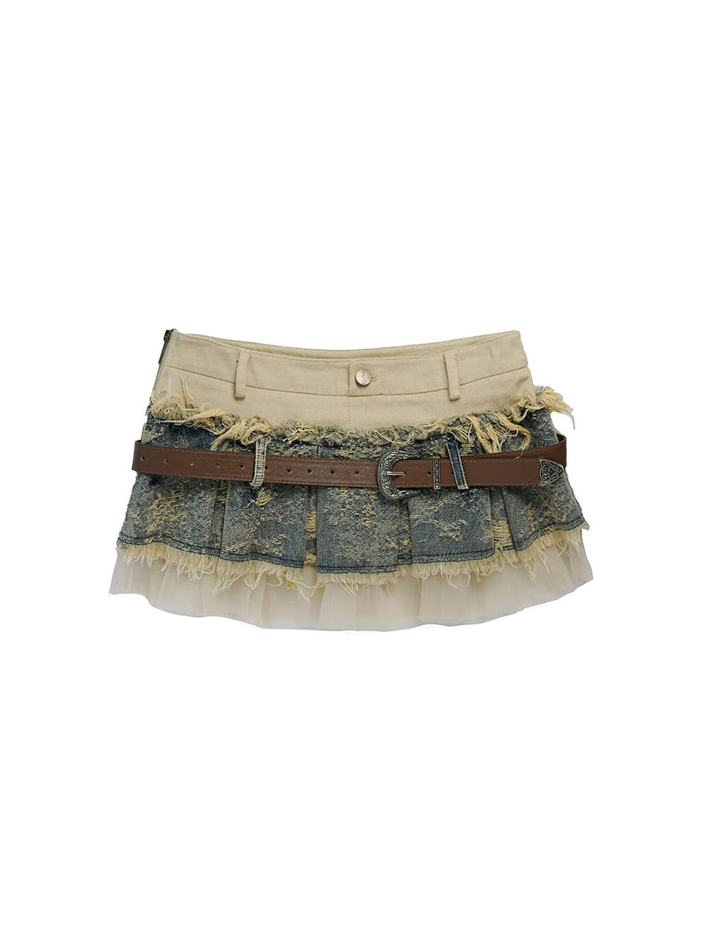 CestNous｜2024SS Club Escape Pleated Skirt
