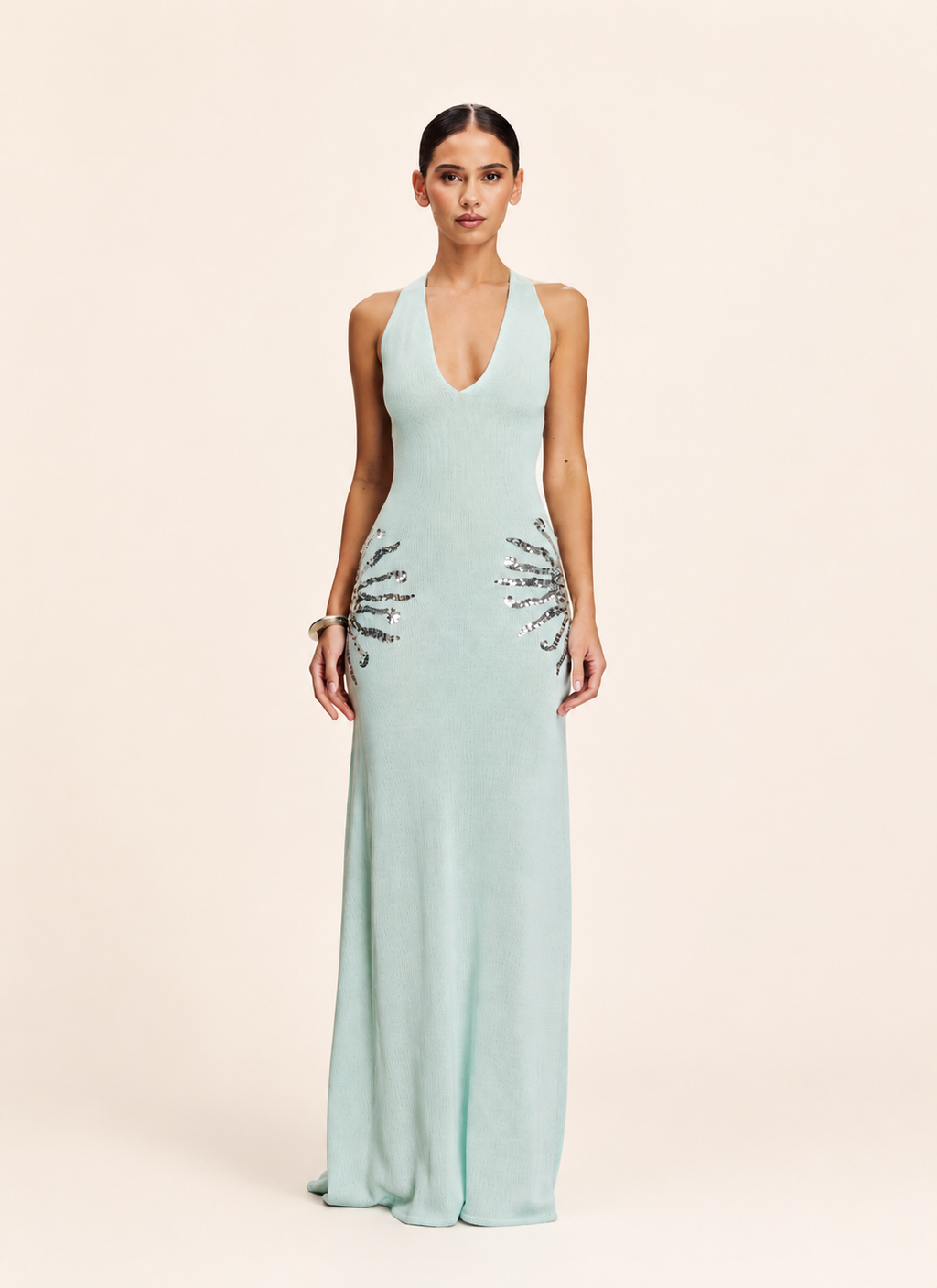 Vestido Celeste Shine