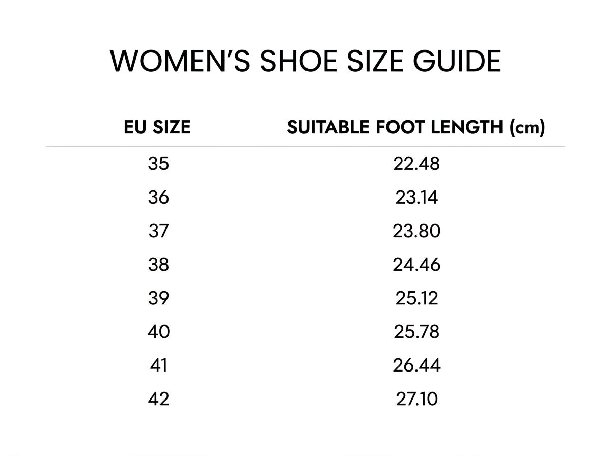SALTOS POLKA size guide