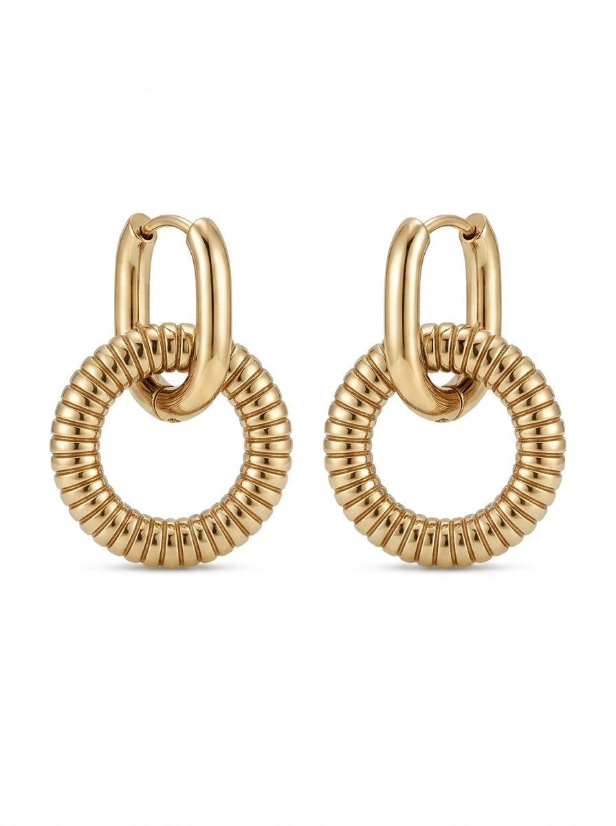 BRINCOS Bianca gold
