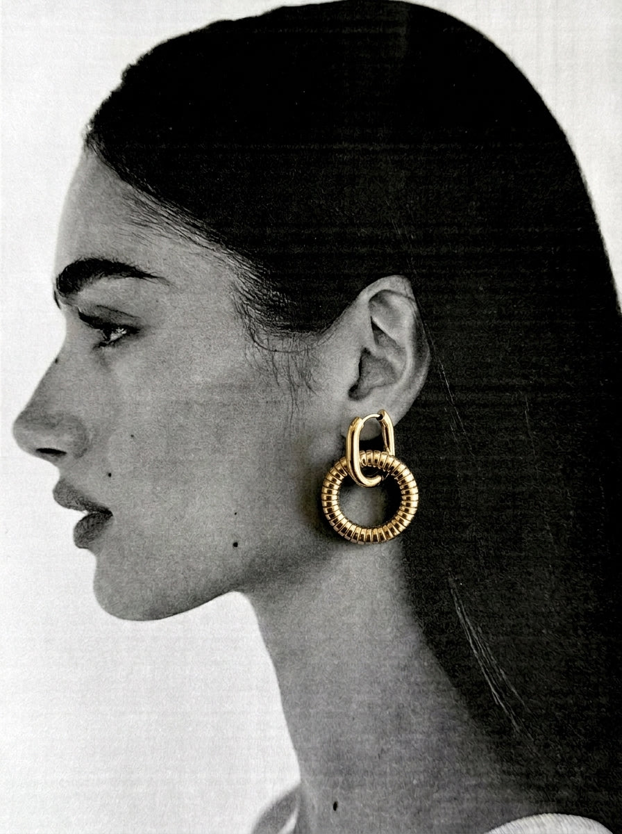 BRINCOS Bianca gold