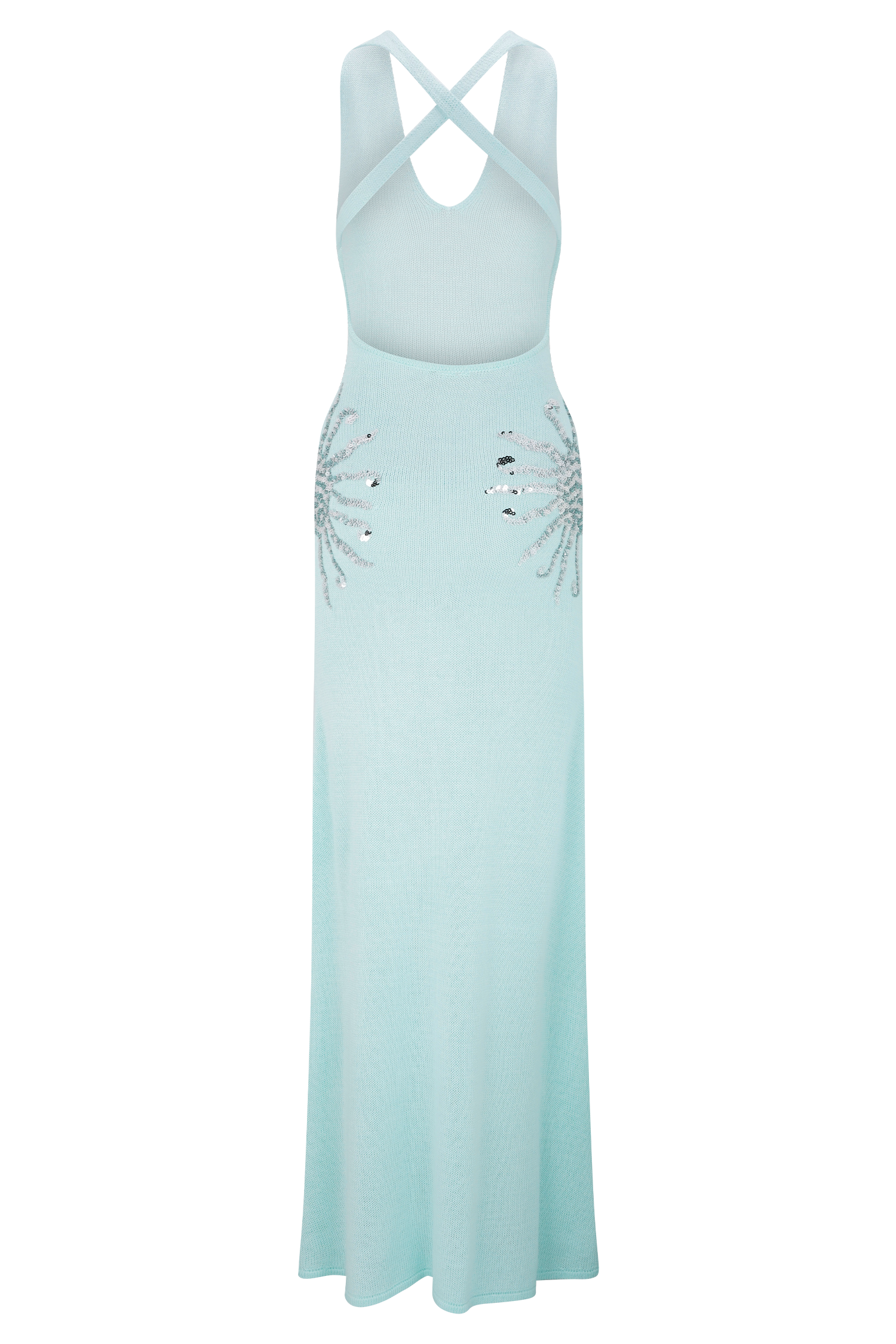 Vestido Celeste Shine