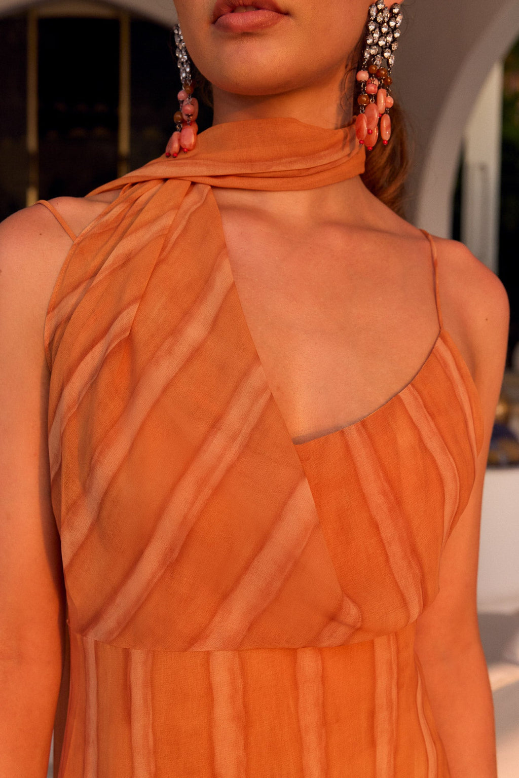 Vestido Perla Marena Naranja