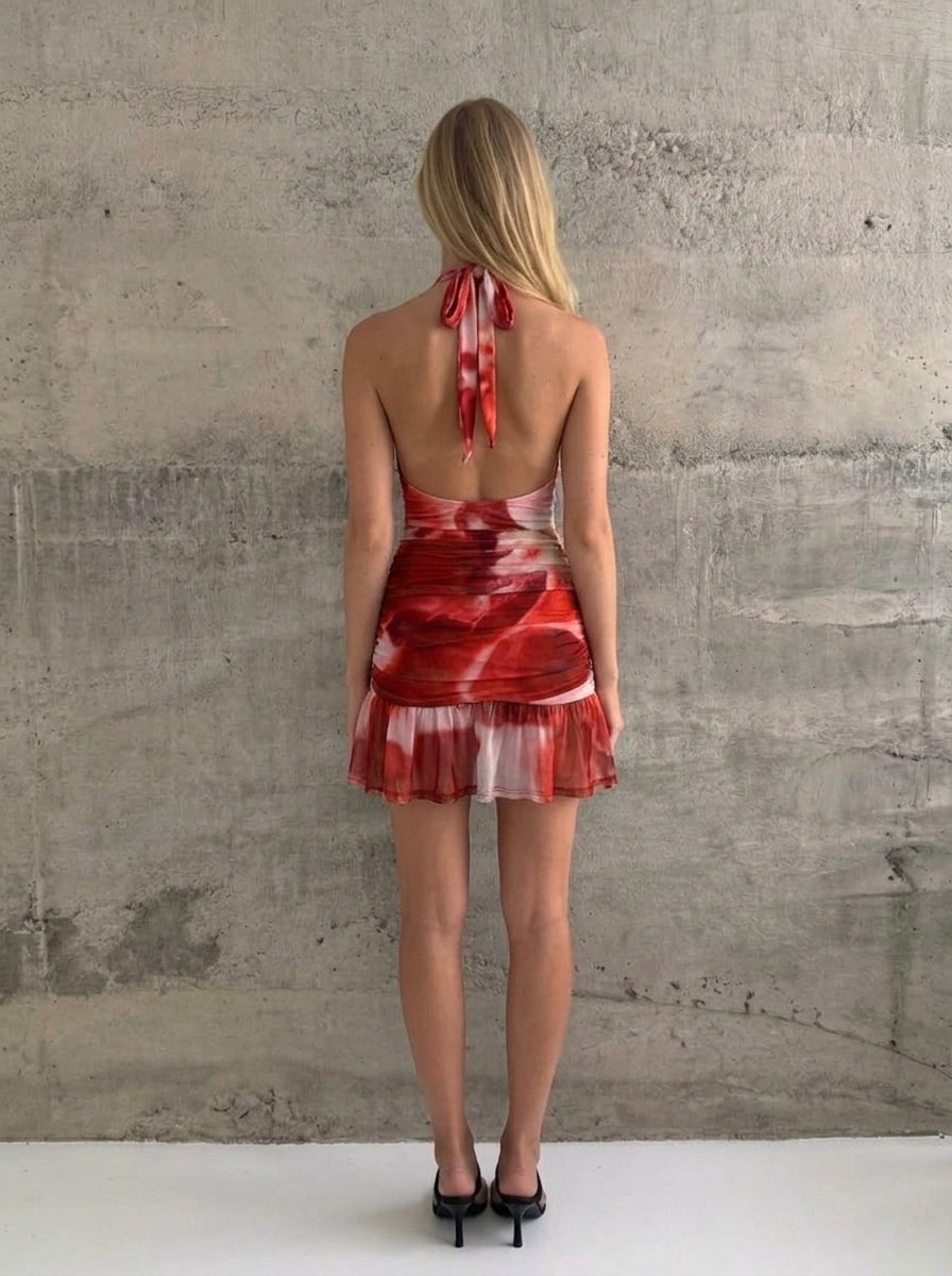 VESTIDO SOLITA CANELA mini