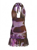 VESTIDO SOLITA CANELA mini