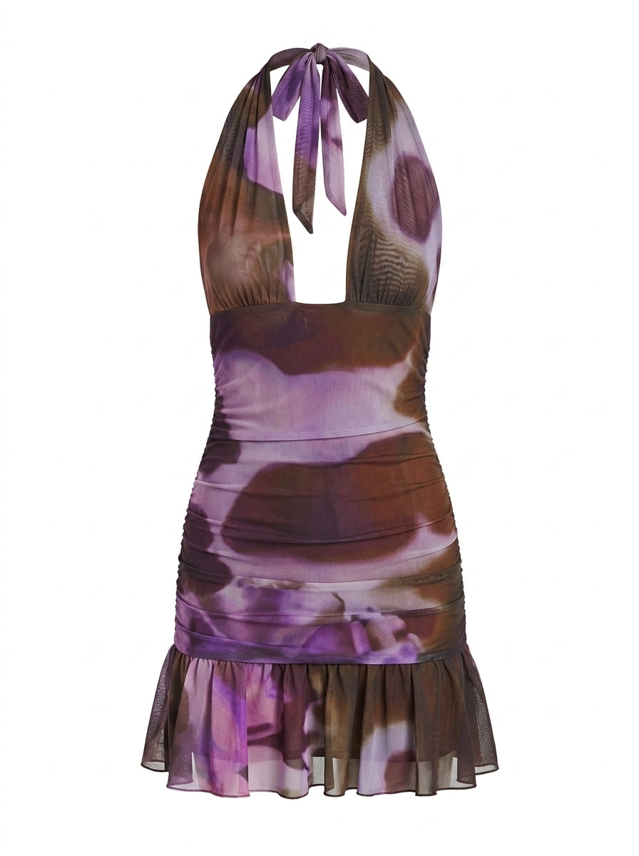 VESTIDO SOLITA CANELA mini