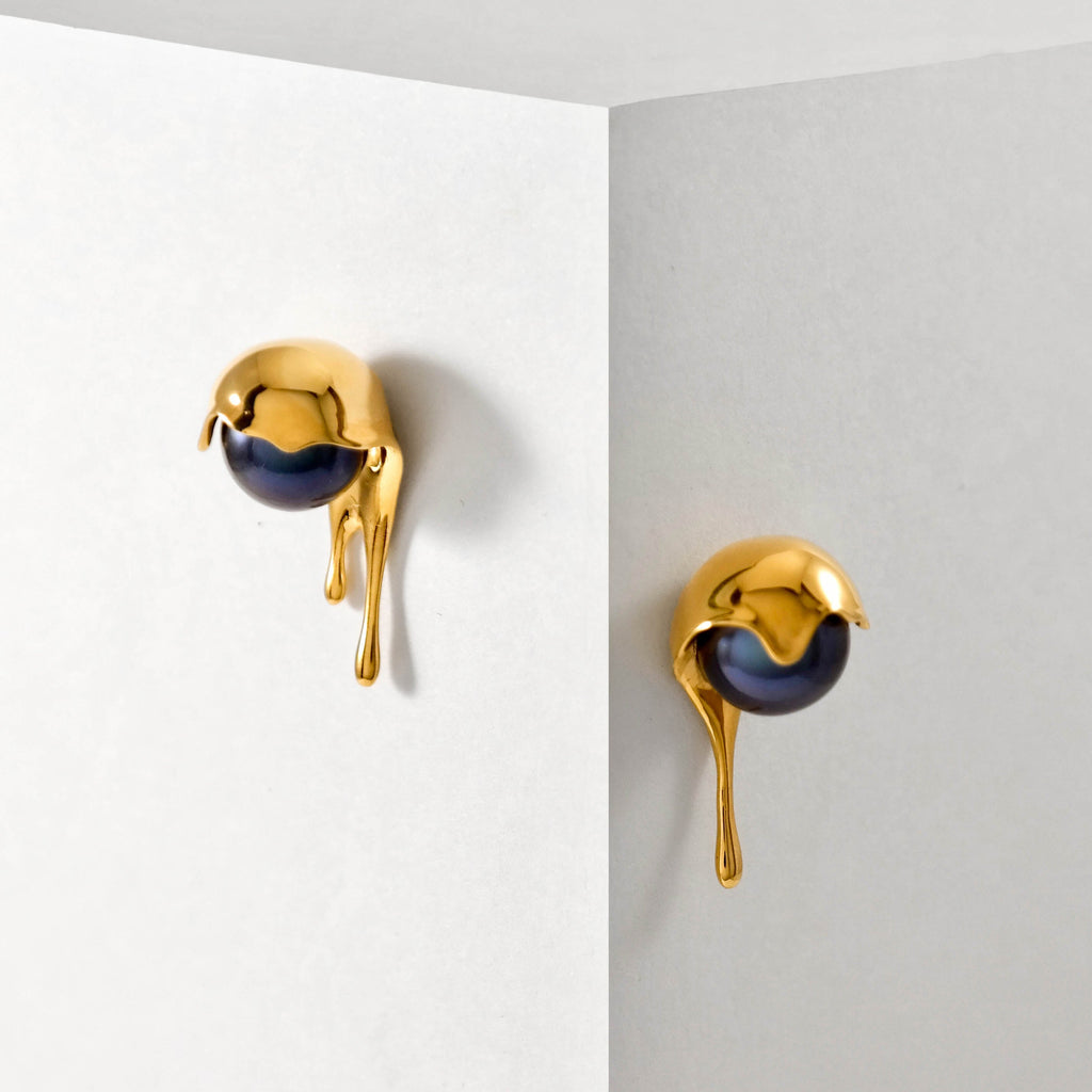 Melting Pearl Earrings