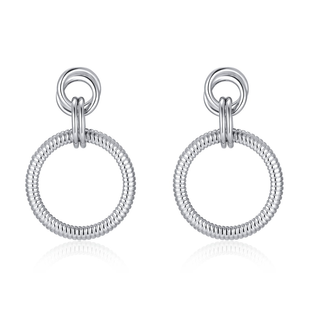 Pendientes Aros Texturizados - LePetiteMarie